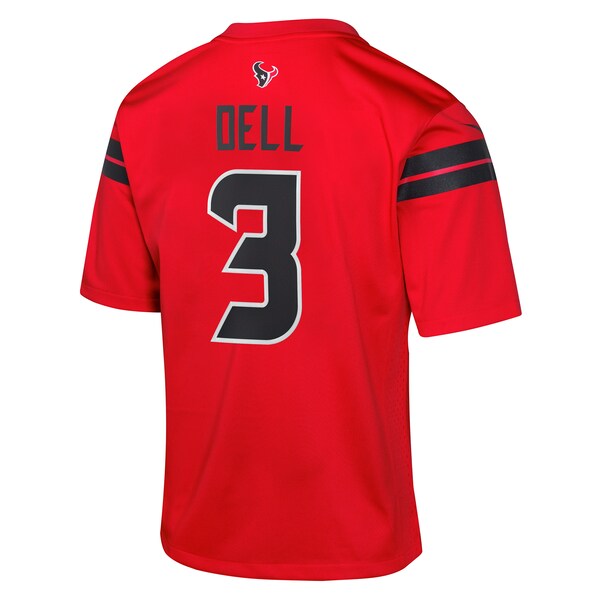 Tank Dell Houston Texans Nike Youth Alternate Game Jersey - Red