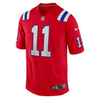 Drew Bledsoe New England Patriots Nike Retired Player Alternate Game Jersey - Red/Navy