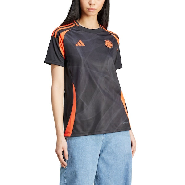 Colombia National Team adidas Women's 2024 Away Replica Jersey - Black