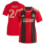 Caleb Wiley Atlanta United FC adidas Women's 2024 The17's Kit Replica Player Jersey - Black/Light Blue