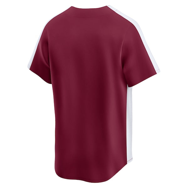 Philadelphia Phillies Nike Cooperstown Collection Limited  Custom Jersey - Burgundy