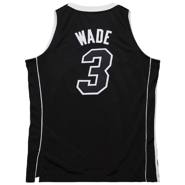 Dwyane Wade Miami Heat  2011/12 Hardwood Classics Authentic Jersey - Black
