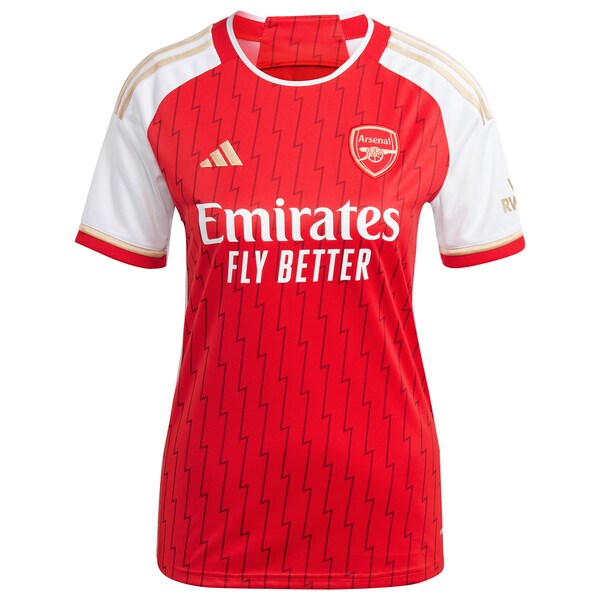 Emile Smith Rowe Arsenal adidas Women's 2023/24 Home Replica Player Jersey - Red/Green/Yellow