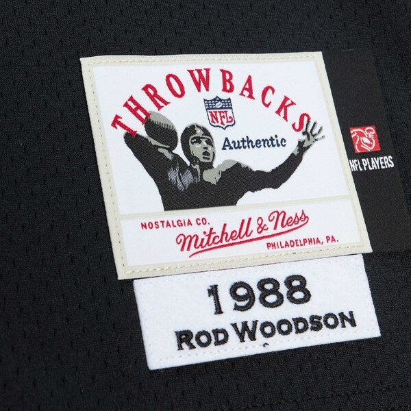 Rod Woodson Pittsburgh Steelers 1988 Authentic Throwback Retired Player Jersey - Black