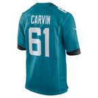 Jerome Carvin Jacksonville Jaguars Nike Team Game Jersey -  Teal