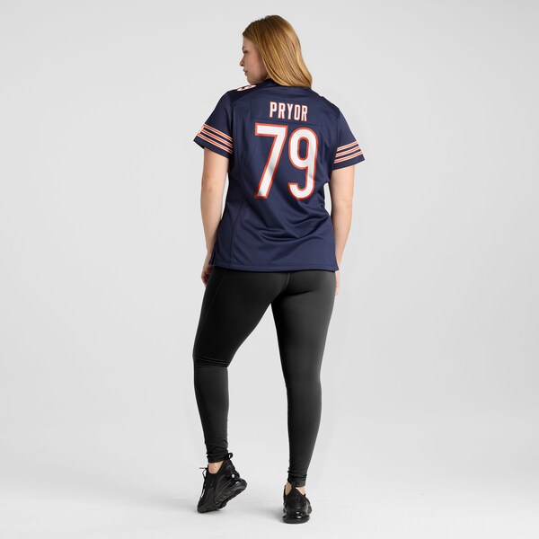 Matt Pryor Chicago Bears Nike Women's  Game Jersey -  Navy