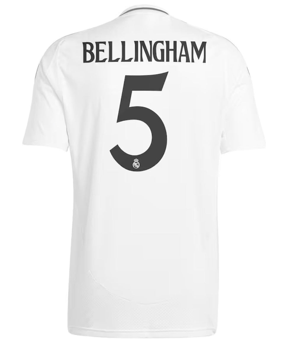 Jude Bellingham Los Merengues Youth adidas 2023/24 Home Replica Jersey - White