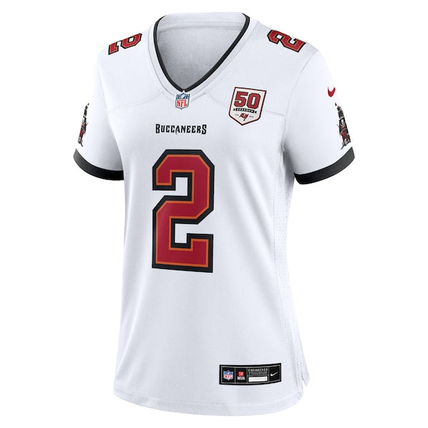 Emeka Egbuka  Tampa Bay Buccaneers Nike Women's 50th Season Game Jersey - White/Red