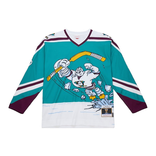 Teemu Selanne Anaheim Ducks  1995-96 Power Play Jersey - Teal