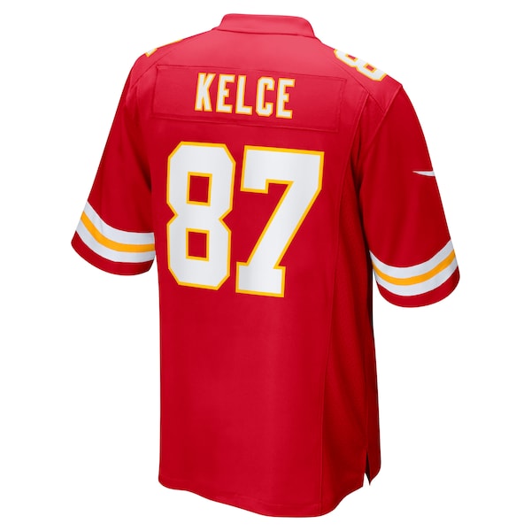 Travis Kelce Kansas City Chiefs Nike Super Bowl LIX Game Jersey - Red/White