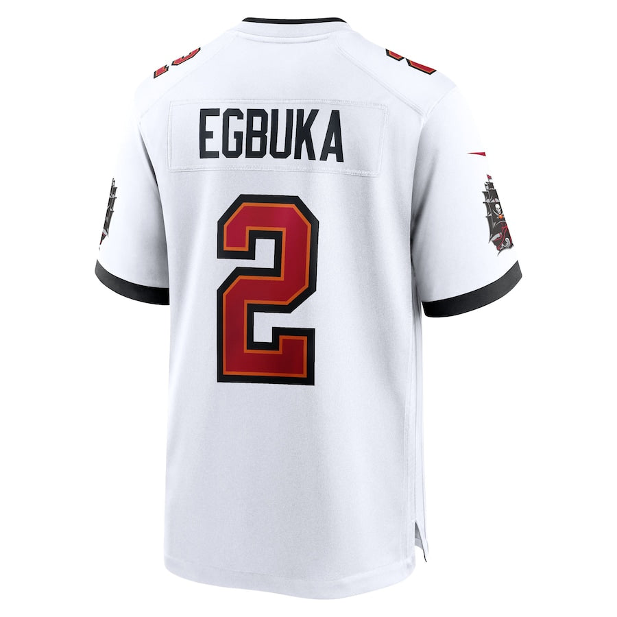 Emeka Egbuka Tampa Bay Buccaneers Nike Team  Game Jersey -  White