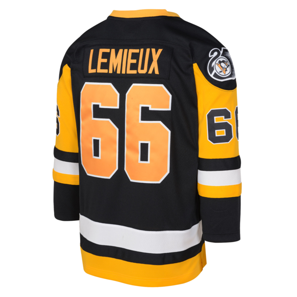 Mario Lemieux Pittsburgh Penguins  Preschool 1991/92 Blue Line 2.0 Player Jersey - Black