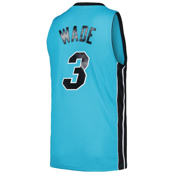 Dwyane Wade Miami Heat Hardwood Classics 2005/06 Tropical Swingman Jersey - Blue