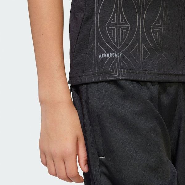 Charlotte FC adidas Youth 2025 Fortress Kit Replica Jersey - Black