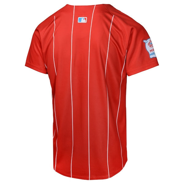 Miami Marlins Nike Youth City Connect Limited Jersey - Red