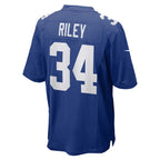 Elijah Riley New York Giants Nike Team Game Jersey -  Royal
