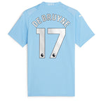 Kevin De Bruyne Manchester City Puma Women's 2023/24 Home Replica Player Jersey - Sky Blue