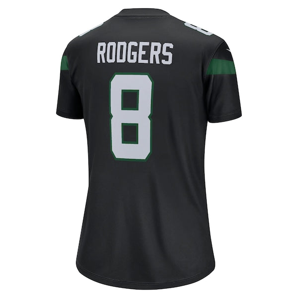 Aaron Rodgers New York Jets Nike Women's Alternate Legend Player Jersey - Stealth Black/Green/White