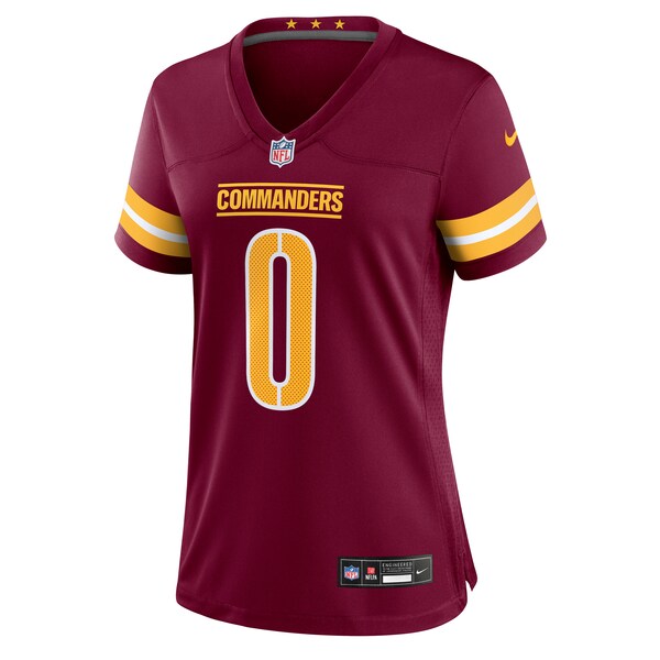 Mike Sainristil Washington Commanders Nike Women's  Game Jersey -  Burgundy