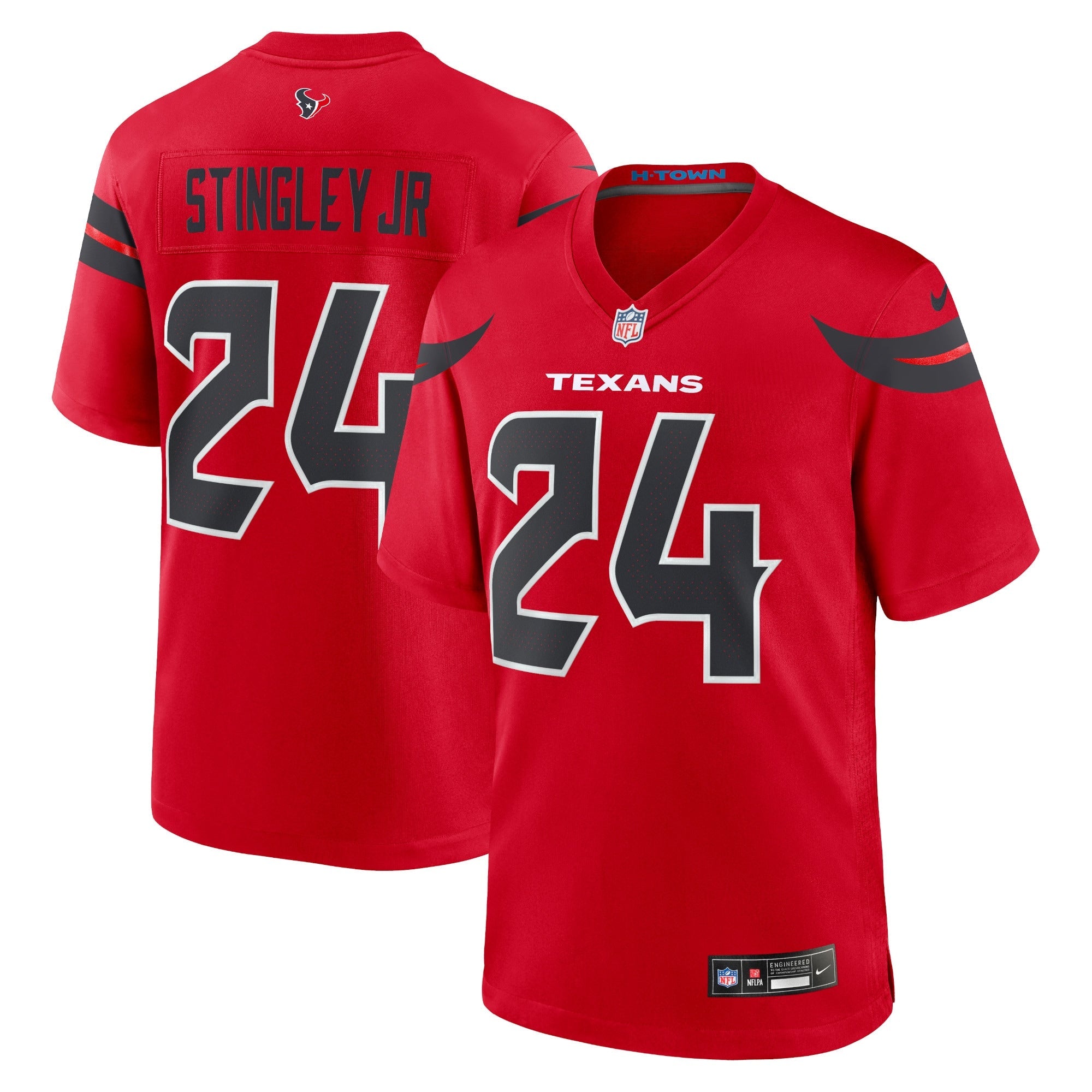 Derek Stingley Jr. Houston Texans Nike Game Jersey - Navy/Red/White