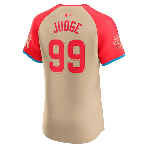 Aaron Judge American League Nike 2024 MLB All-Star Game Elite Player Jersey - Cream