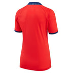 England National Team Nike Women's 2022/23 Away Breathe Stadium Replica Blank Jersey - Red