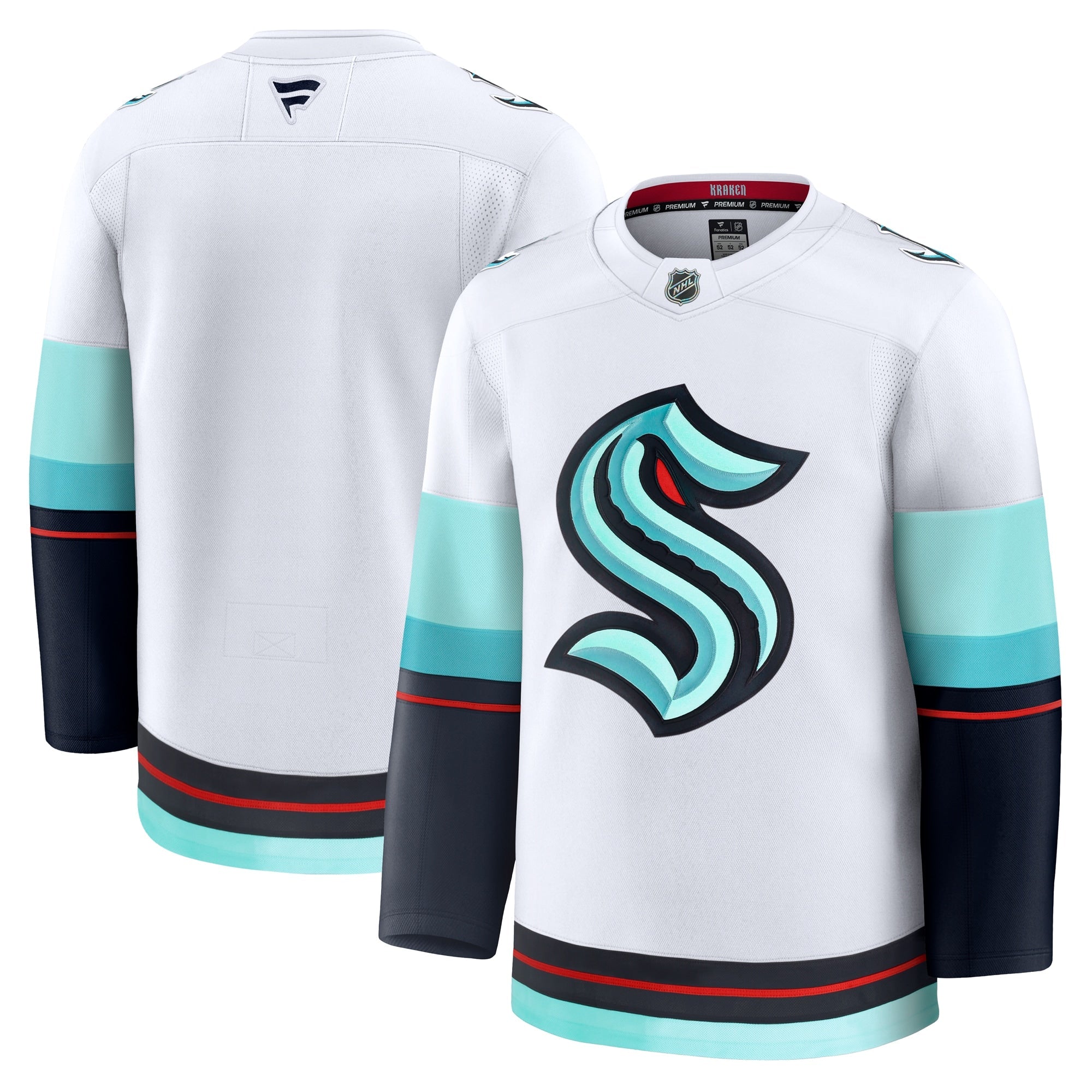 Seattle Kraken  Home Premium Jersey - Deep Sea Blue/White