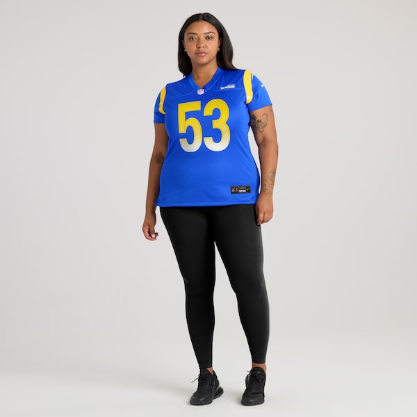 Nate Landman Los Angeles Rams Nike Women's Team Game Jersey -  Royal