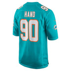 Da'Shawn Hand Miami Dolphins Nike  Game Jersey -  Aqua