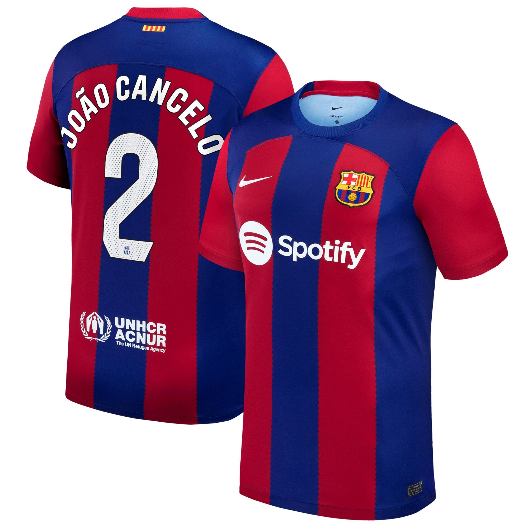 Joao Cancelo Barcelona Nike 2023/24 Third Replica Jersey - Aqua/Royal/White