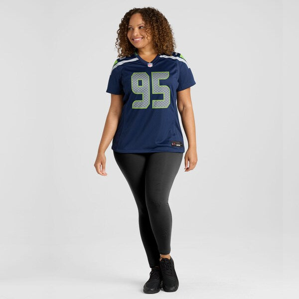 Myles Adams Seattle Seahawks Nike Women's Team Game Jersey -  College Navy