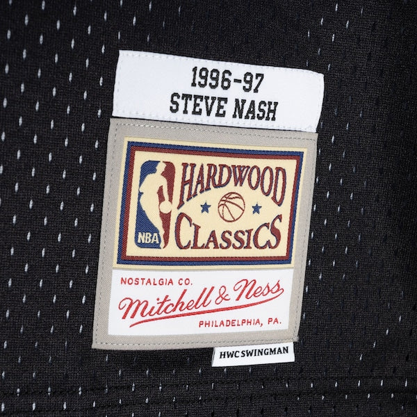 Steve Nash Phoenix Suns Hardwood Classics 1996/97 Split Swingman Jersey - Purple/Black