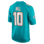 Tyreek Hill Miami Dolphins Nike Game Jersey - Aqua/White
