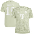 Alphonso Davies Bayern Munich adidas Youth 2023/24 Oktoberfest Replica Player Jersey - Green