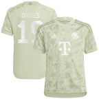 Alphonso Davies Bayern Munich adidas Youth 2023/24 Oktoberfest Replica Player Jersey - Green