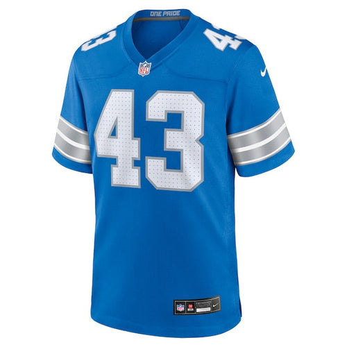 Jake Bates Detroit Lions Nike Team Game Jersey -  Blue
