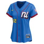 Francisco Lindor National League Nike Women's 2025 All-Star Edition Limited Player Jersey - Blue