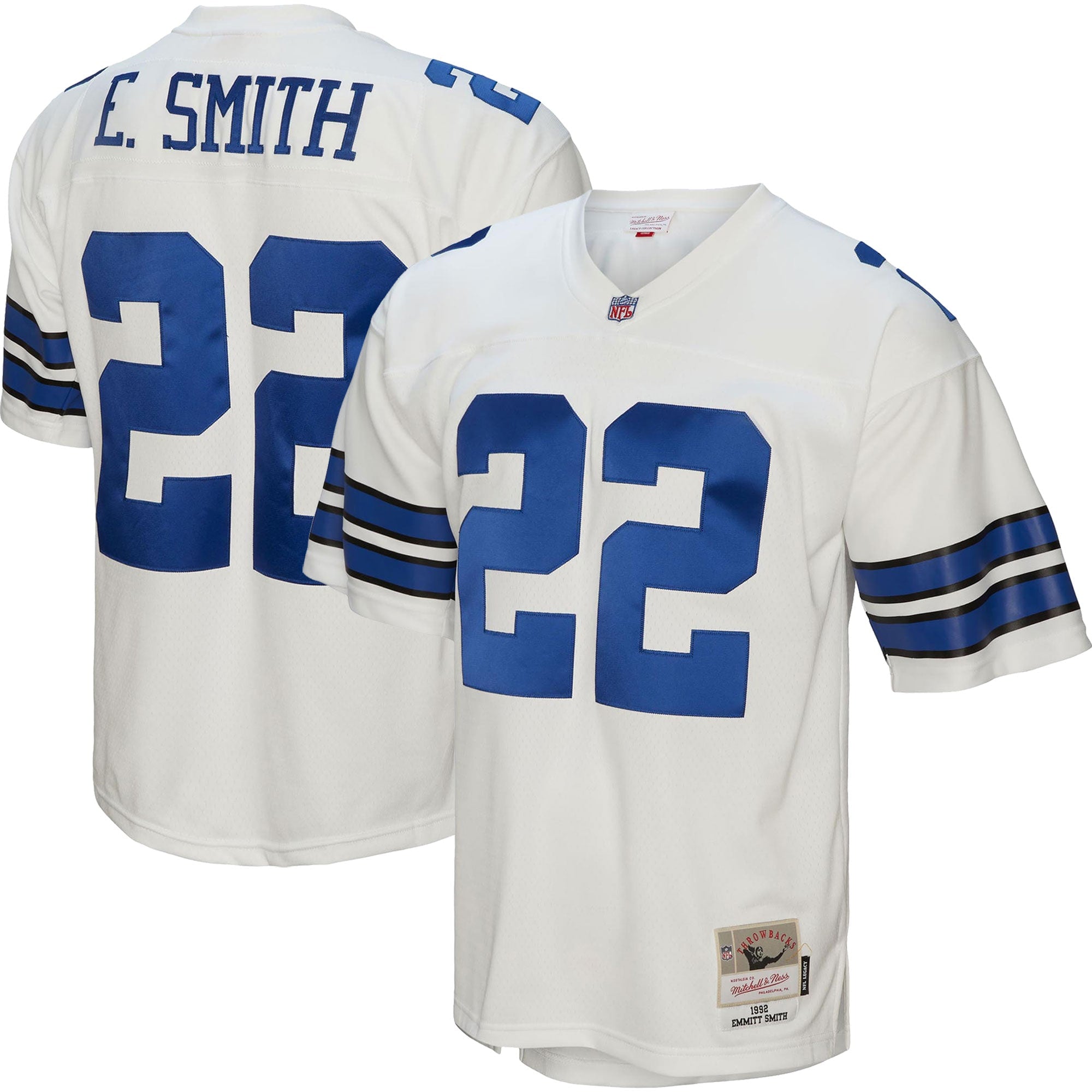 Emmitt Smith Dallas Cowboys Legacy Replica Jersey - Navy/White