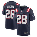Alex Austin New England Patriots Nike  Game Jersey -  Navy