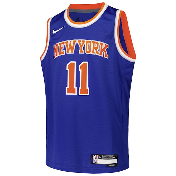 Jalen Brunson New York Knicks Nike Youth Swingman Jersey - Icon Edition - Blue