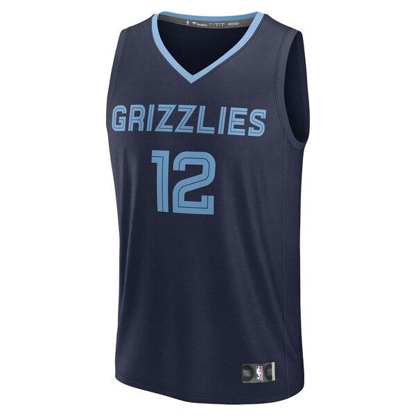 Ja Morant Memphis Grizzlies  Youth Fast Break Replica Player Jersey - Icon Edition - Navy