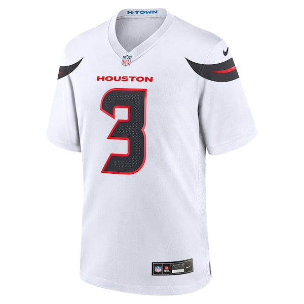 Tank Dell Houston Texans Nike Game Jersey -  White/Red/Navy