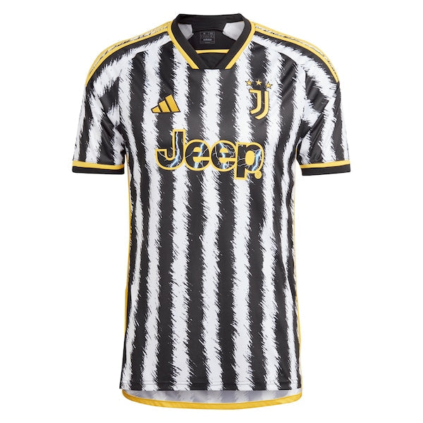 Federico Chiesa Juventus adidas 2023/24 Home Replica Player Jersey - Black/Gray/White