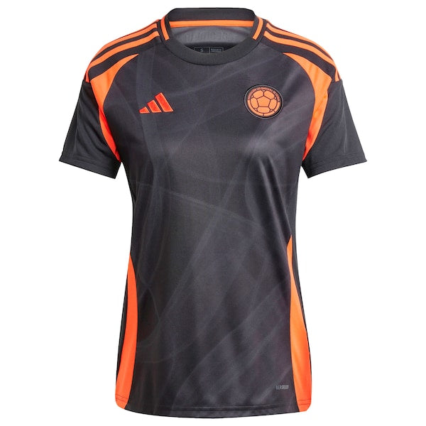 Colombia National Team adidas Women's 2024 Away Replica Jersey - Black