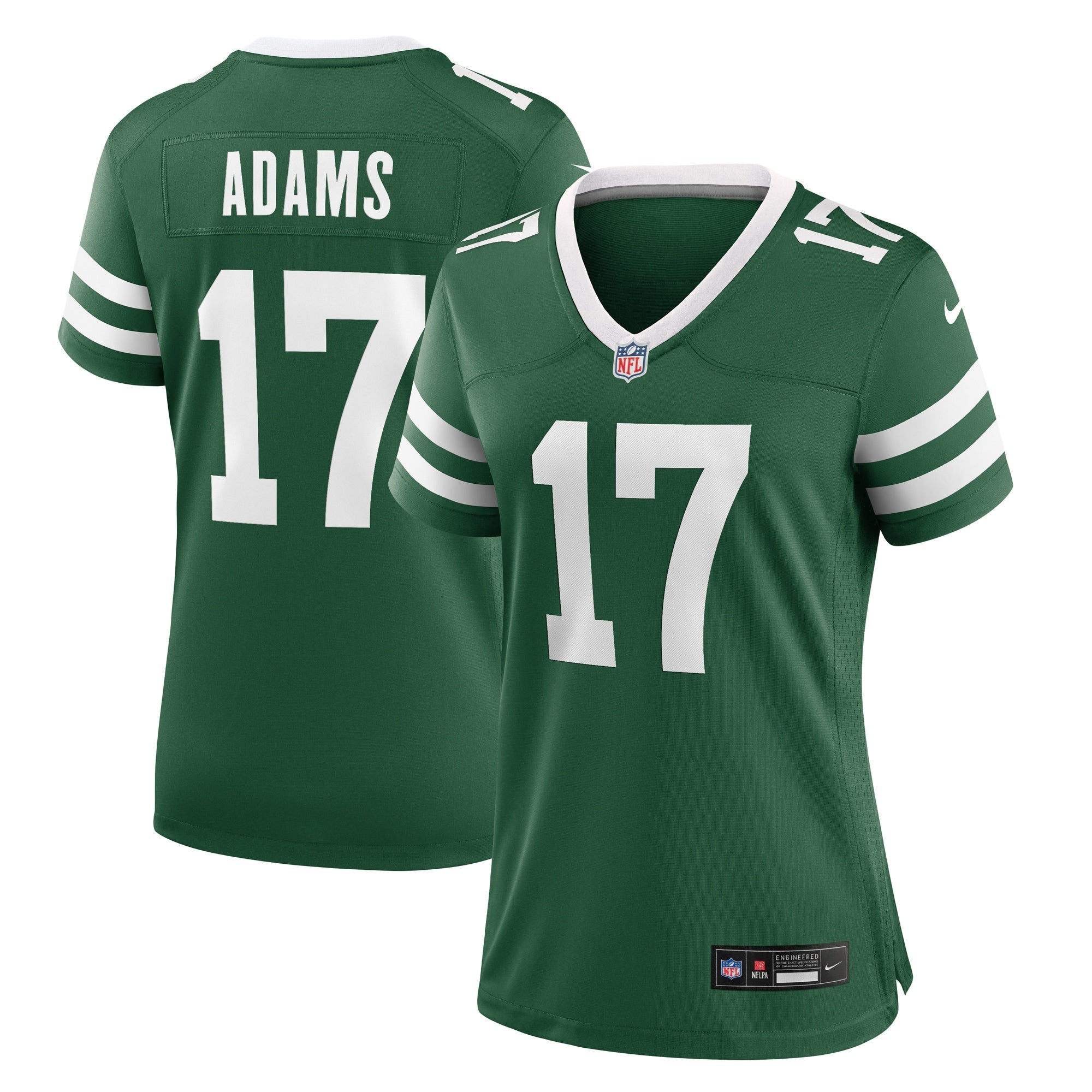Davante Adams New York Jets Nike Women's Alternate Game Jersey - Legacy Black/White/Green
