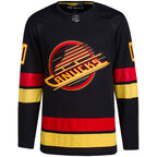 Vancouver Canucks adidas  Alternate  Primegreen Authentic Custom Jersey - Black