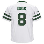 Aaron Rodgers New York Jets Nike Preschool Alternate Game Jersey - White/Green
