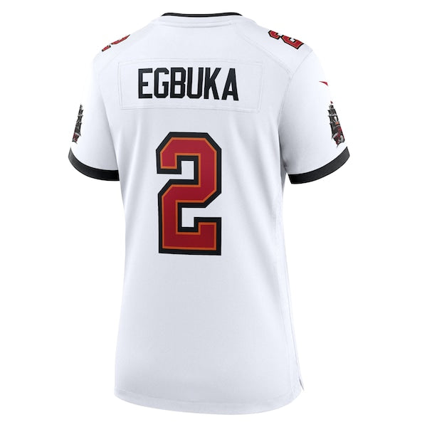 Emeka Egbuka  Tampa Bay Buccaneers Nike Women's  Game Jersey - White/Creamsicle/Red