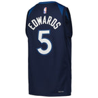 Anthony Edwards Minnesota Timberwolves Nike Youth Swingman Jersey - Icon Edition - Navy