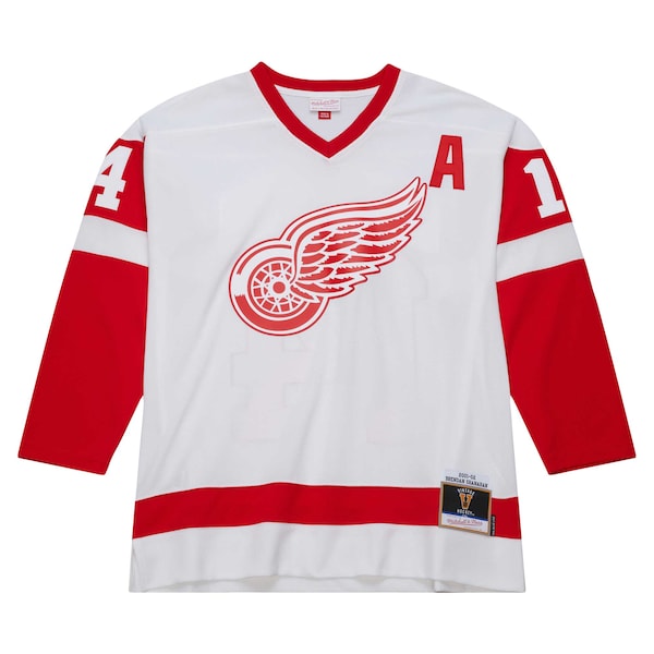 Brendan Shanahan Detroit Red Wings  2001/02 Alternate Captain Blue Line Player Jersey - White
